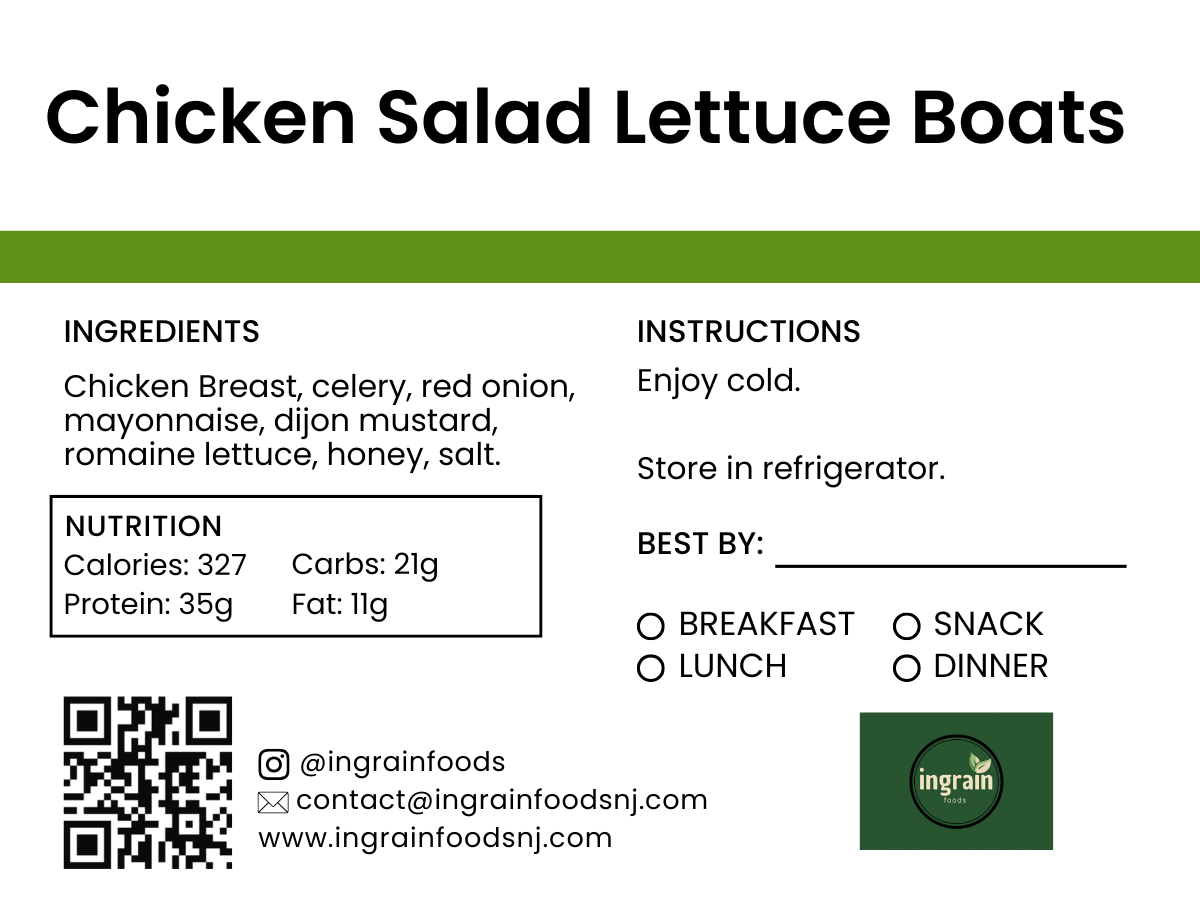 Chicken Salad Lettuce Boats